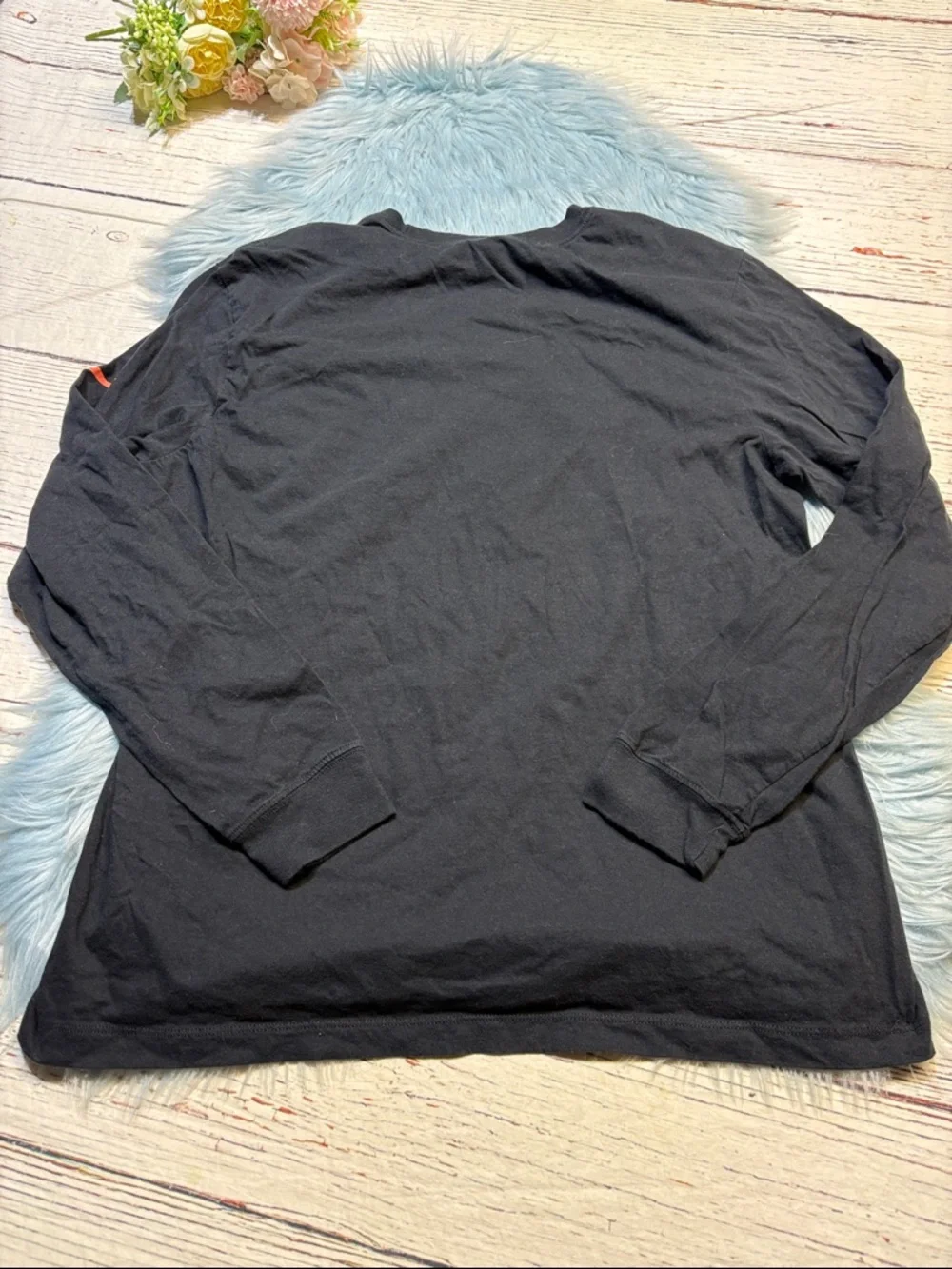 The Nike Tee NFL Chicago Bears Logo Black Long Sleeve Tee sz L